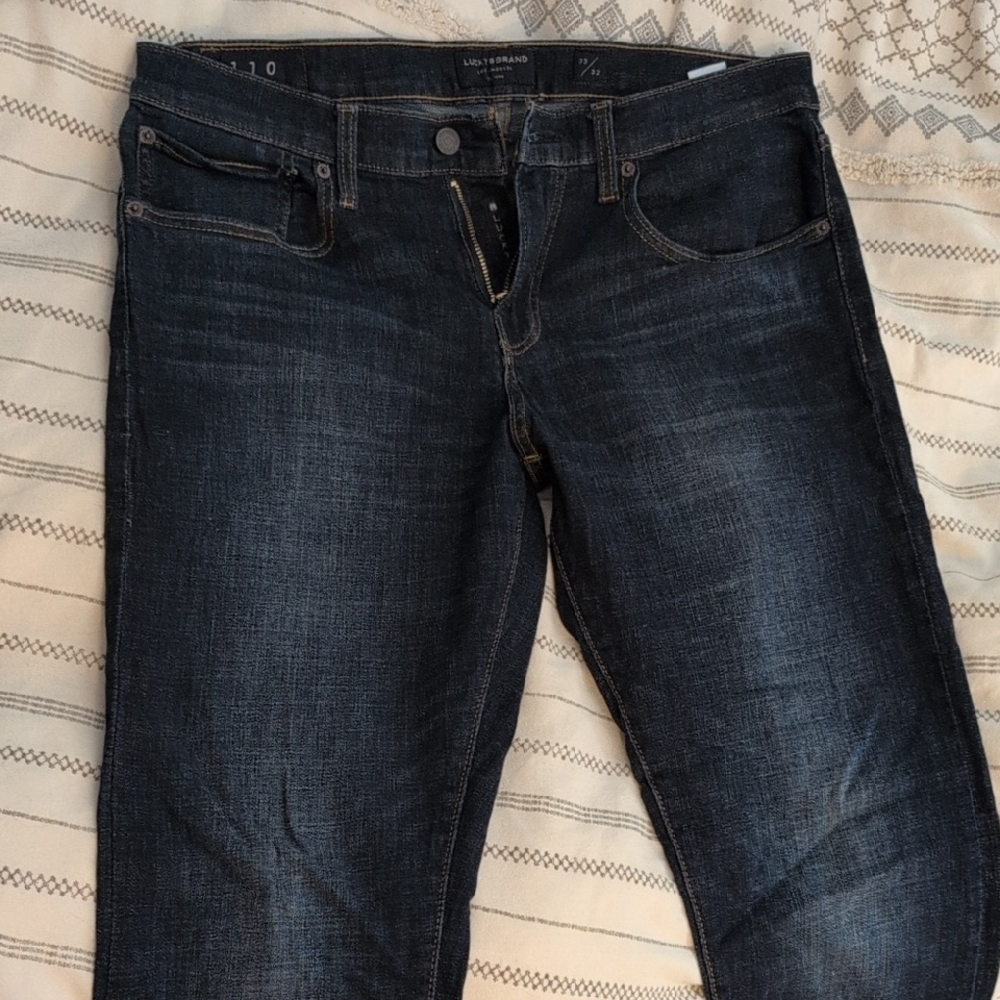 Lucky Brand Men's Slim 110 Indigo Denim Jeans 33x32